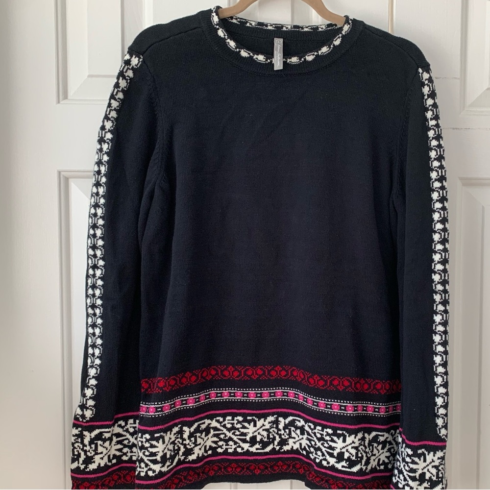 Womens Hanna Andersson Nordic Holiday Sweater
